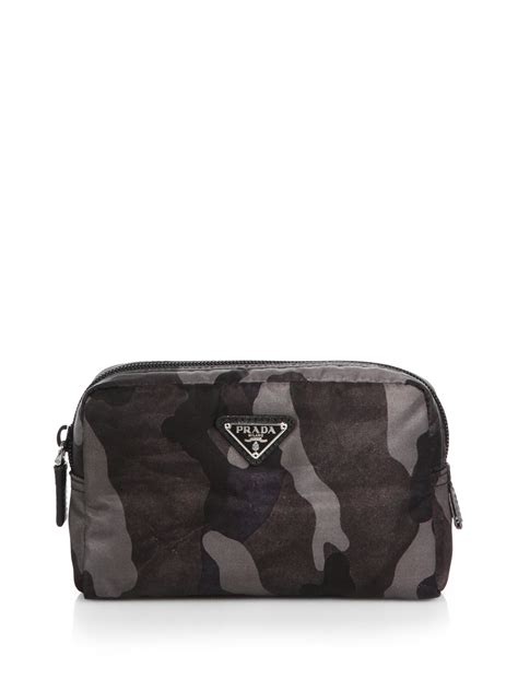 prada camo makeup bag|Prada bag with pouch.